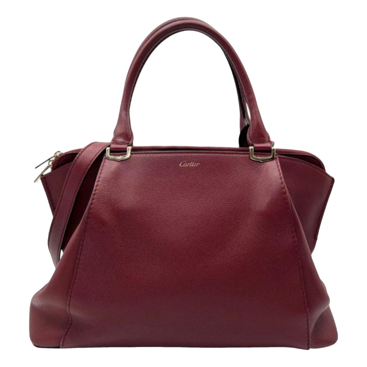 C leather handbag