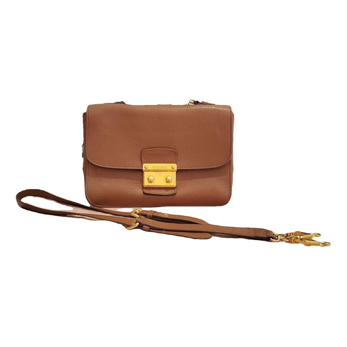 Miu Confidential leather crossbody bag