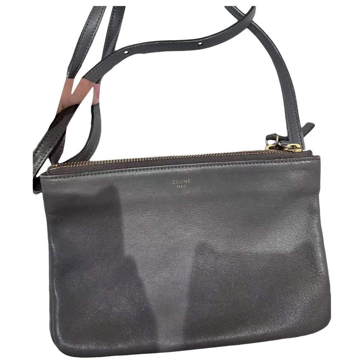 Trio leather tote