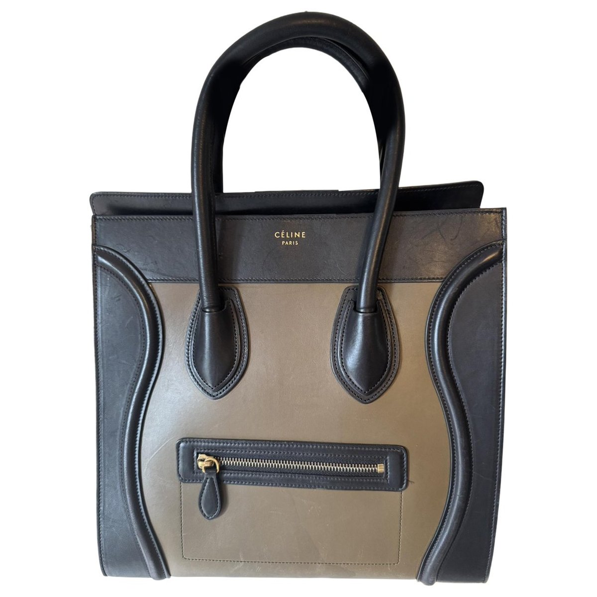 Luggage leather handbag
