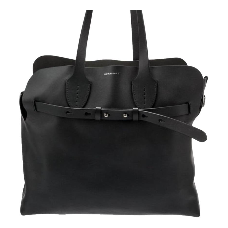 The Belt leather tote