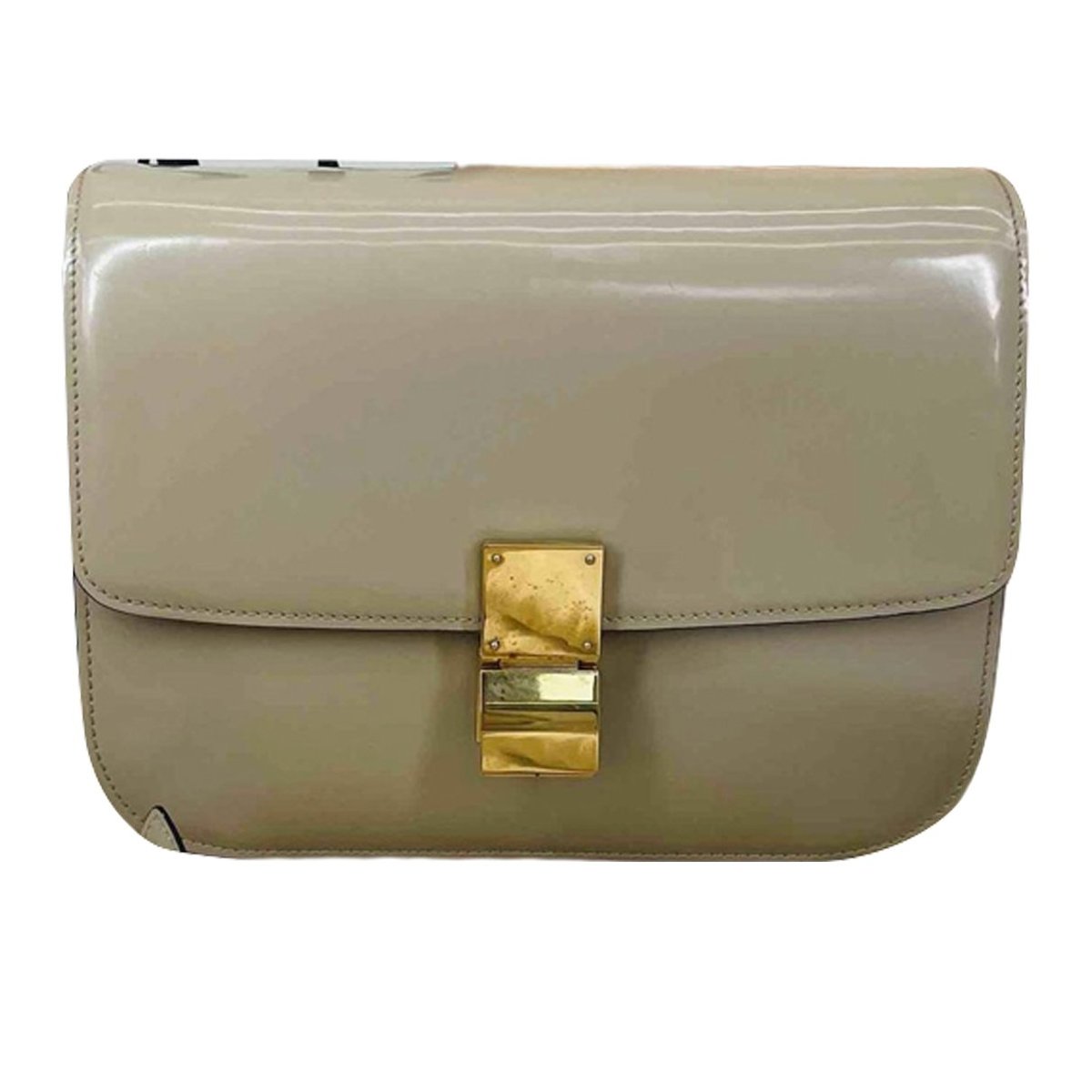 Classic leather crossbody bag