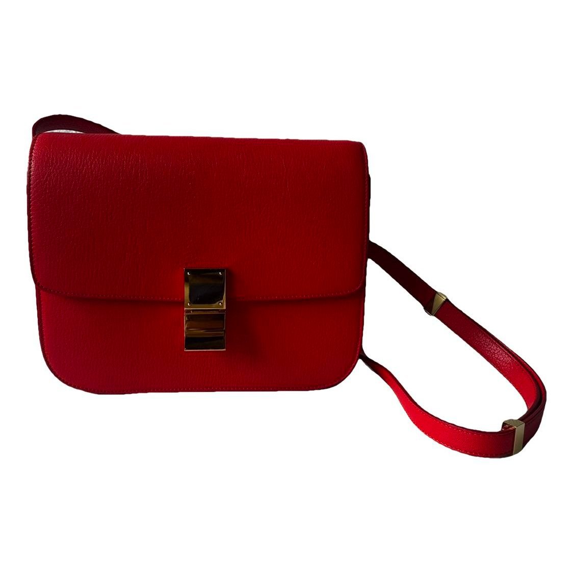 Classic leather crossbody bag