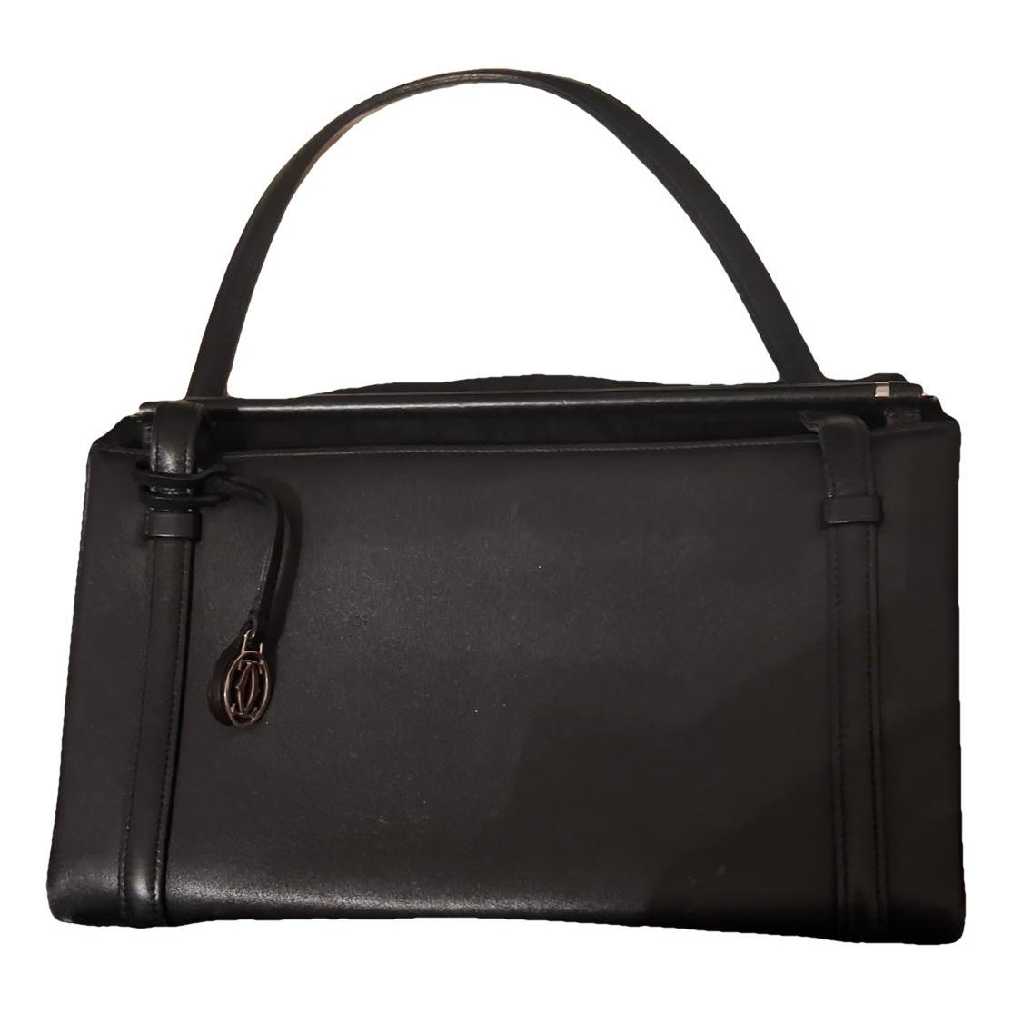 Leather clutch bag