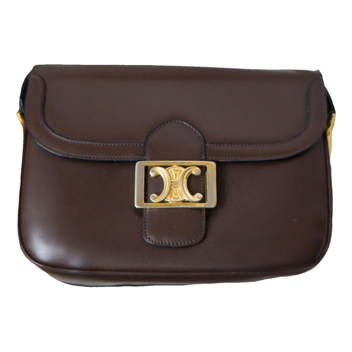 Triomphe leather crossbody bag