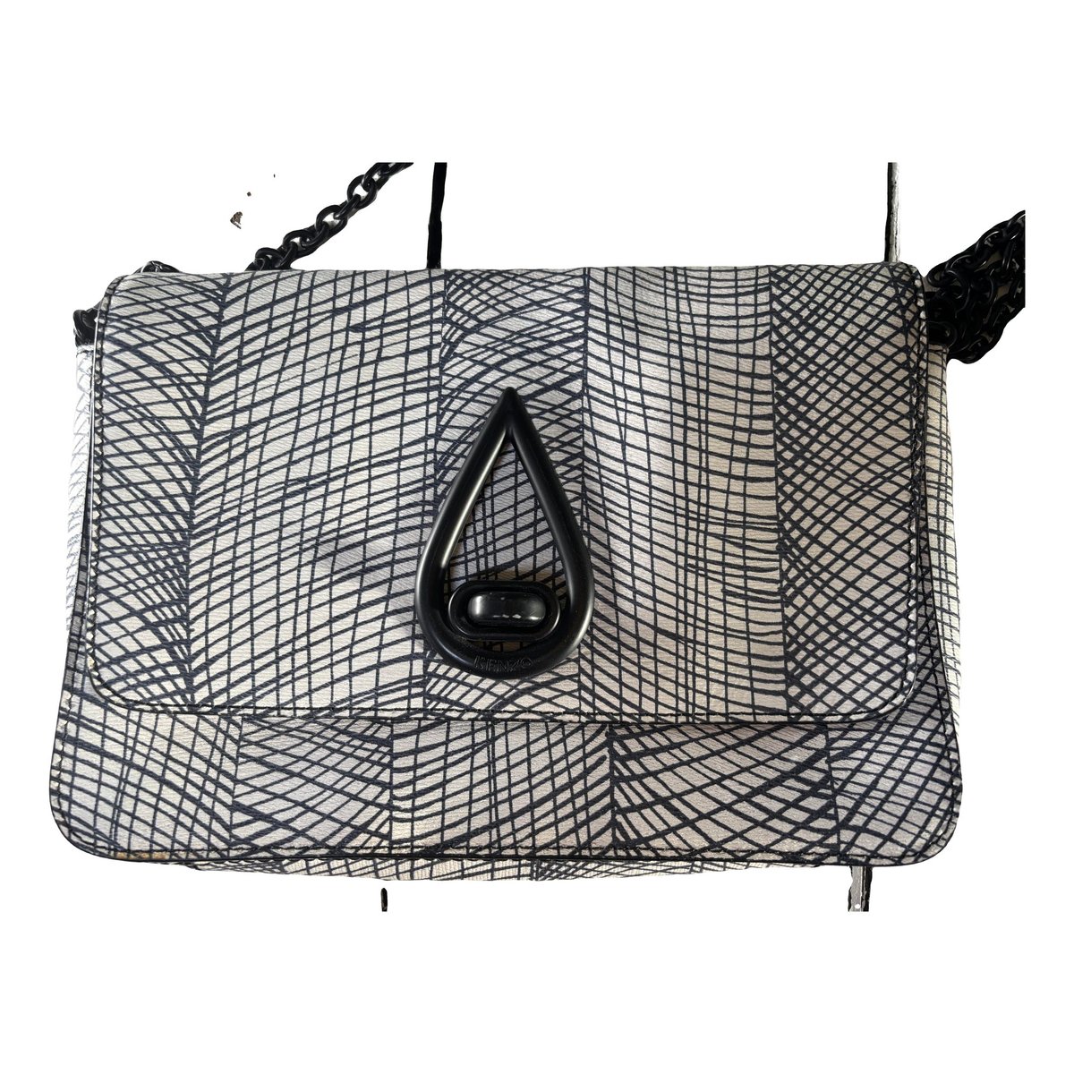 Patent leather handbag