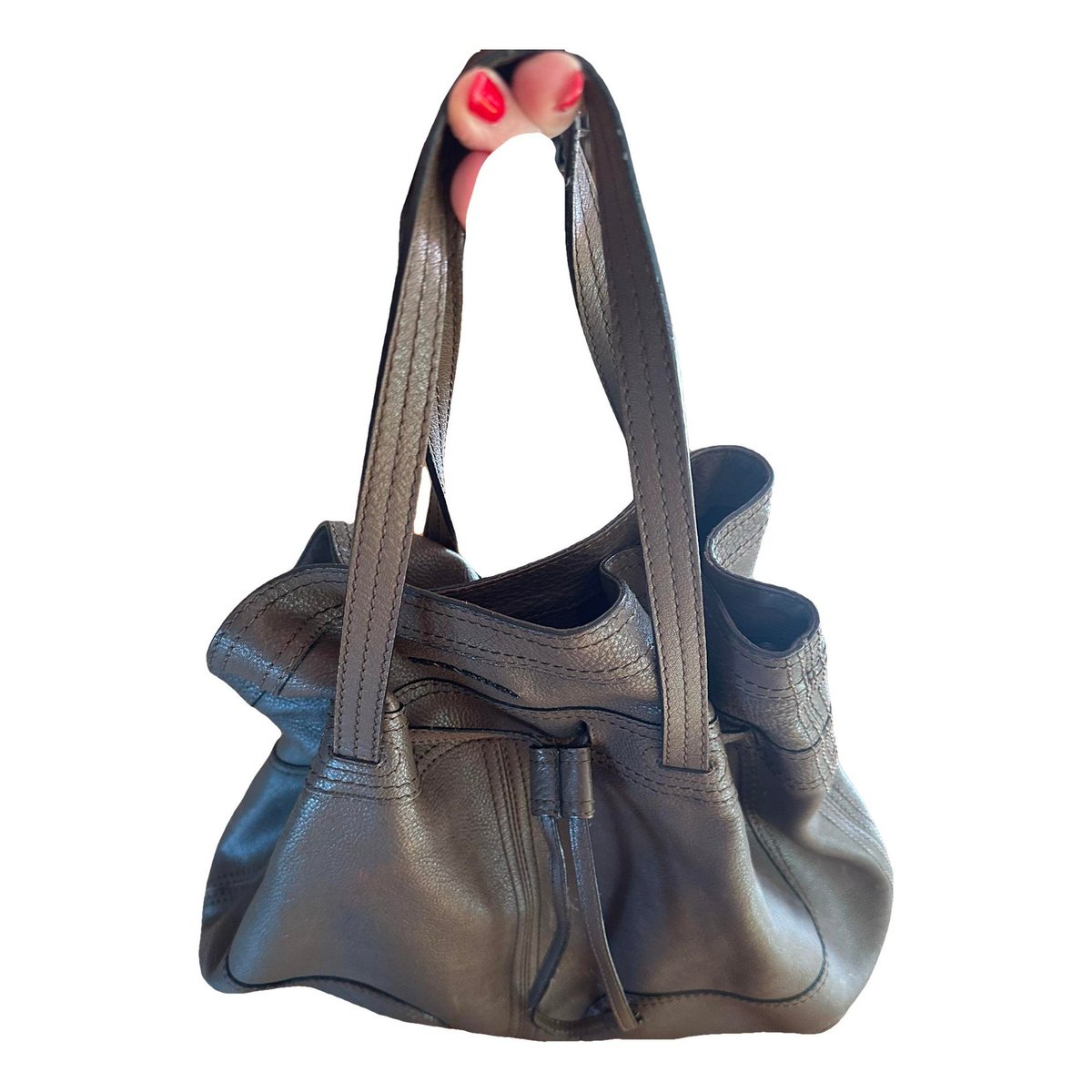 Leather handbag