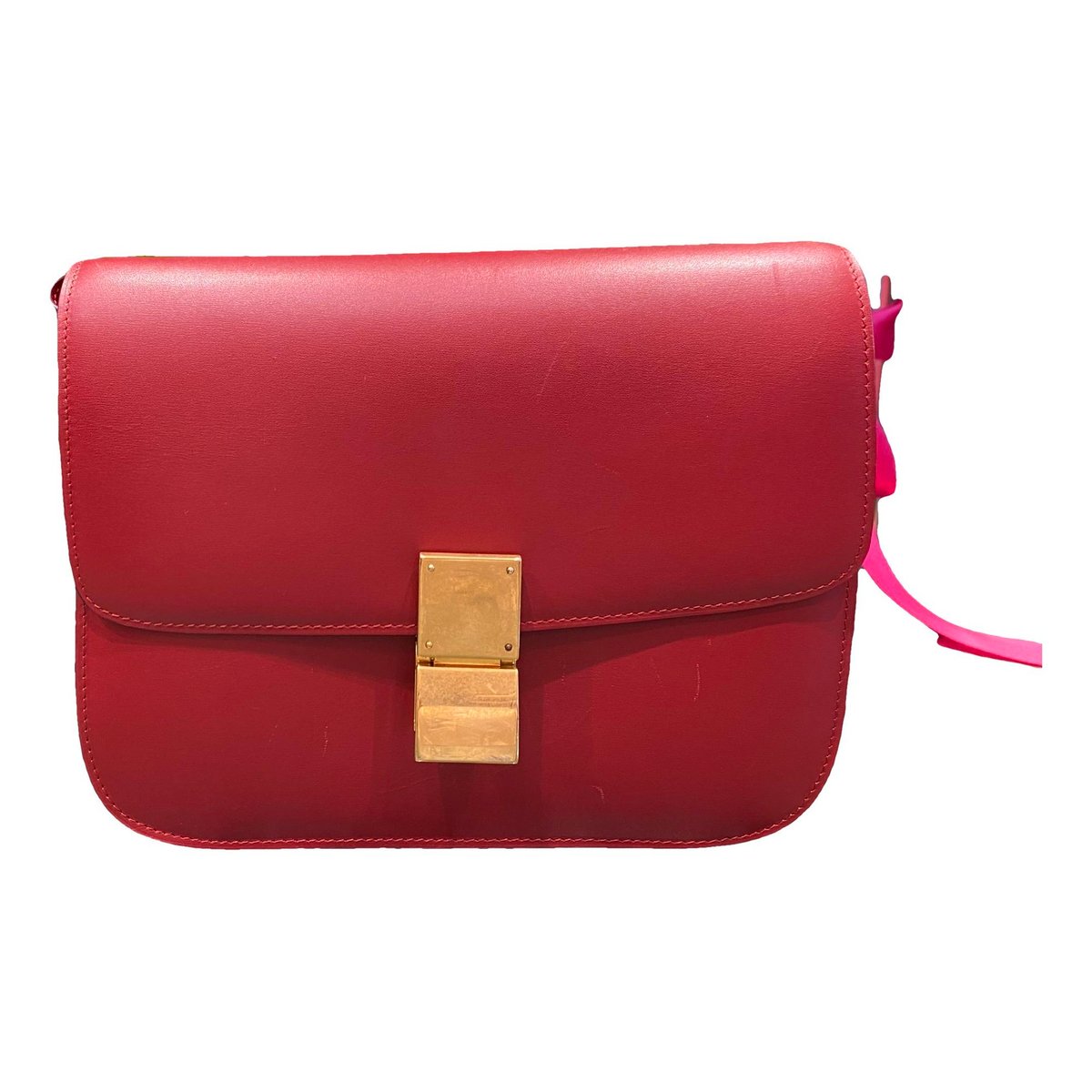 Classic leather crossbody bag