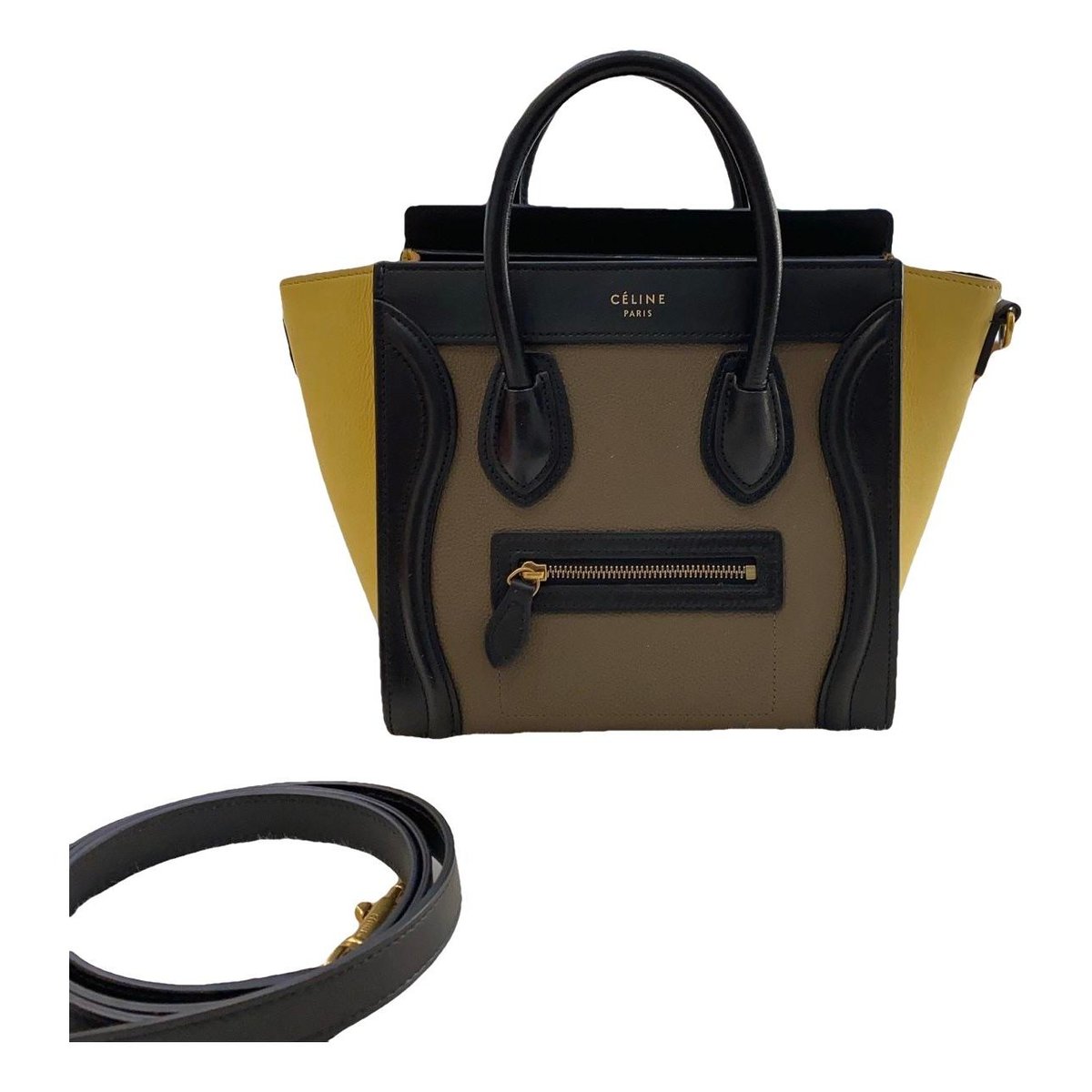 Luggage leather handbag