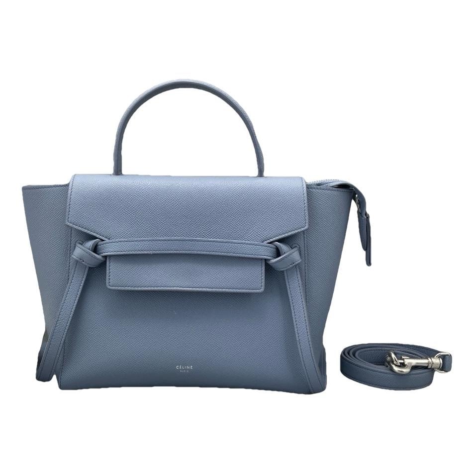 Belt leather handbag