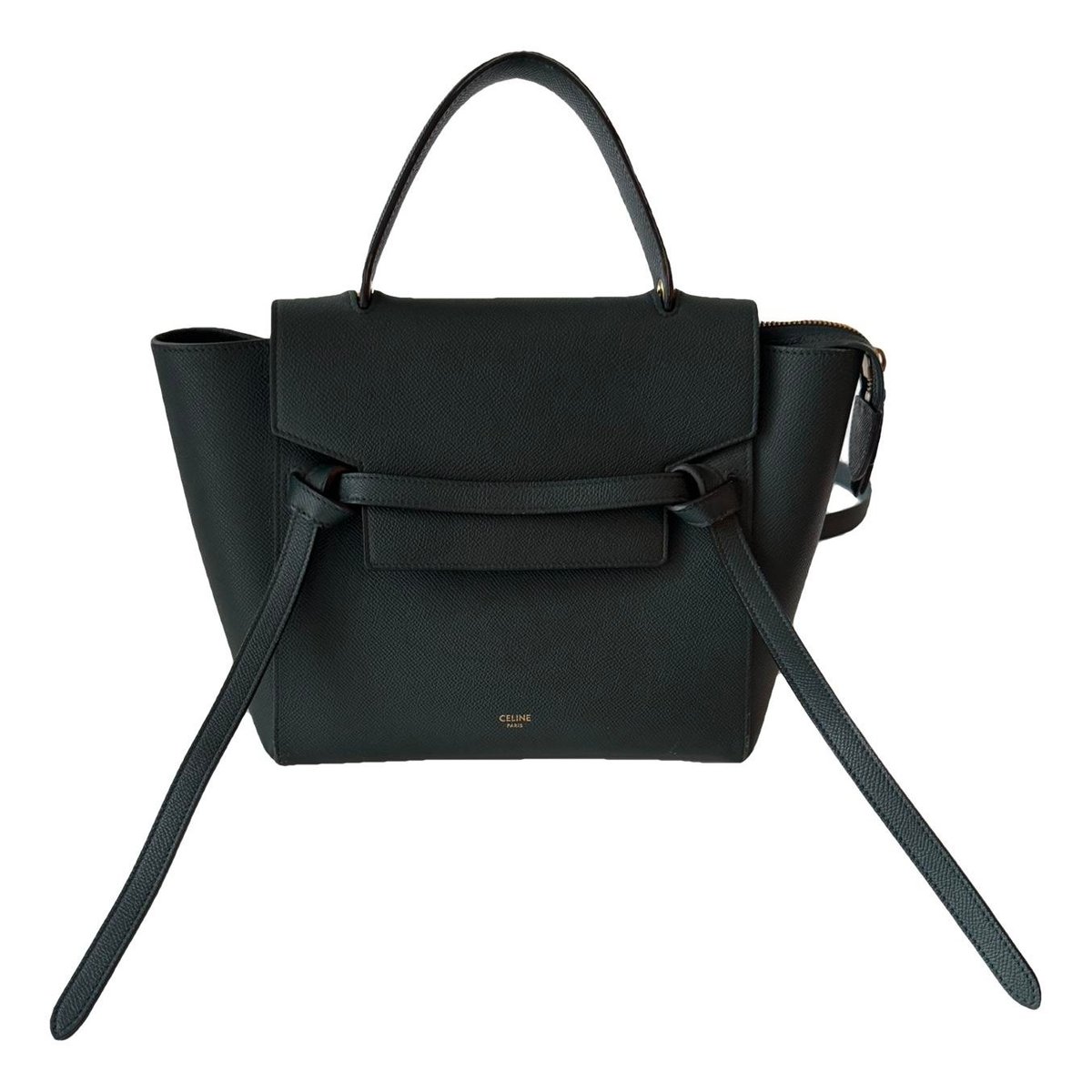 Belt leather handbag