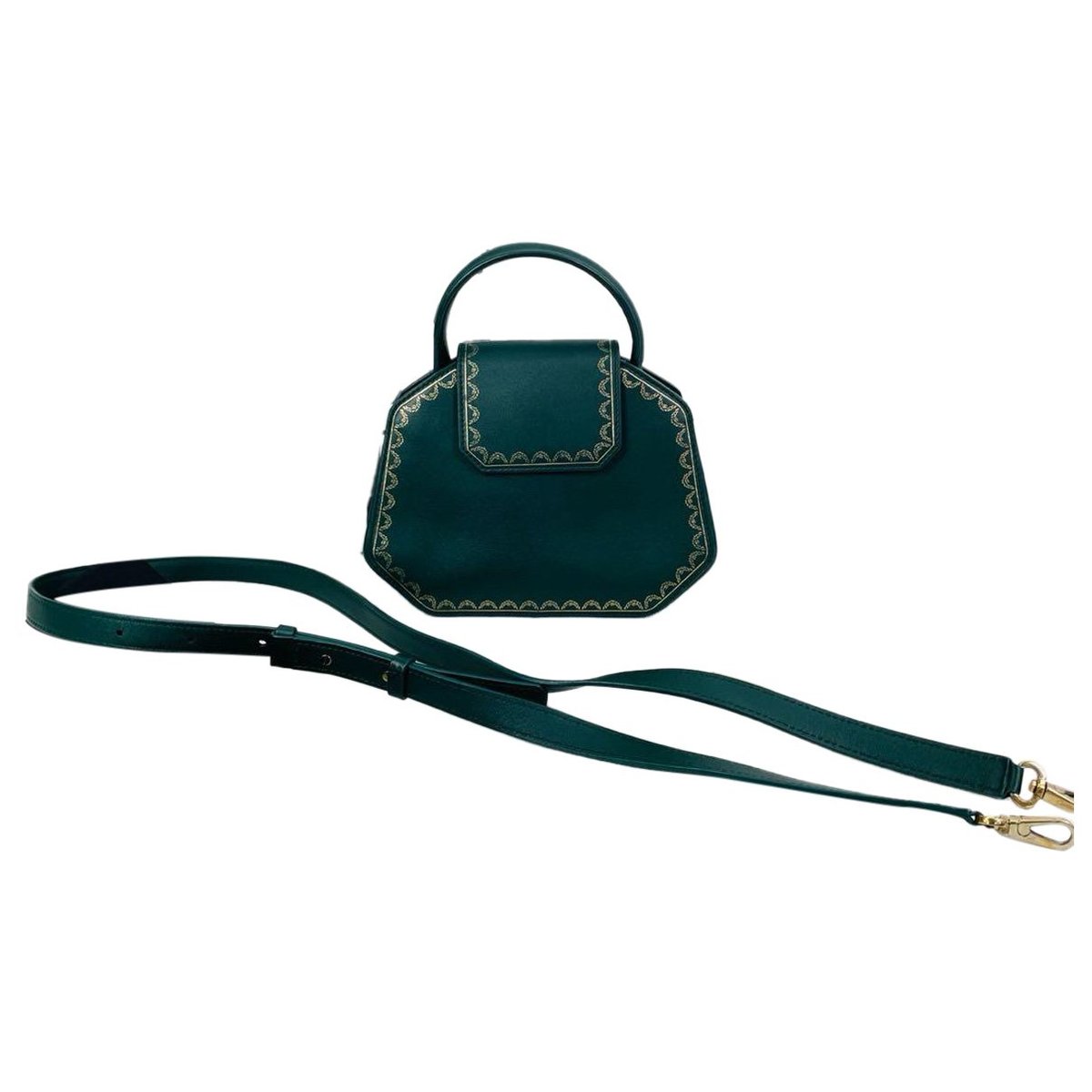 Guirlande leather crossbody bag