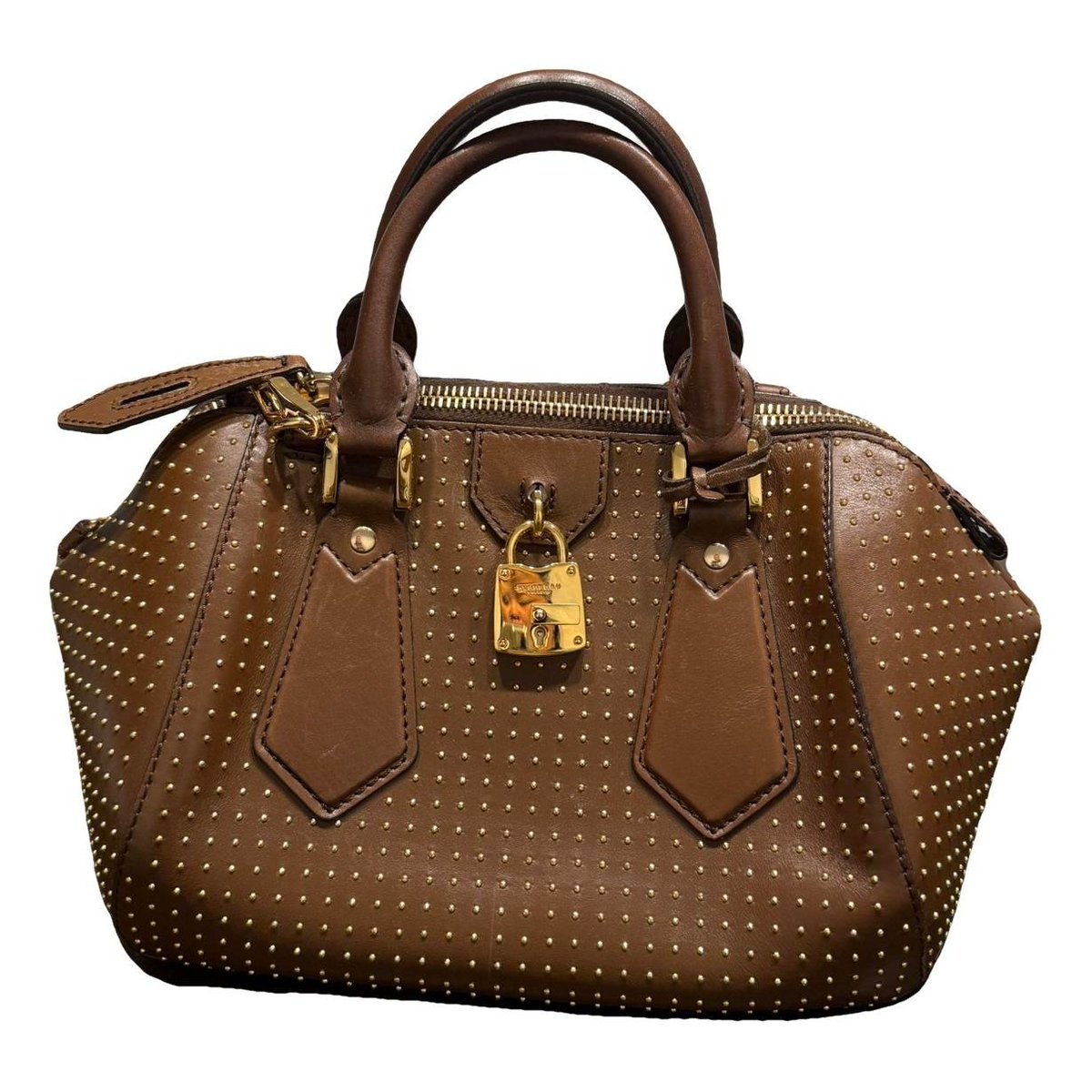 Orchard leather bowling bag