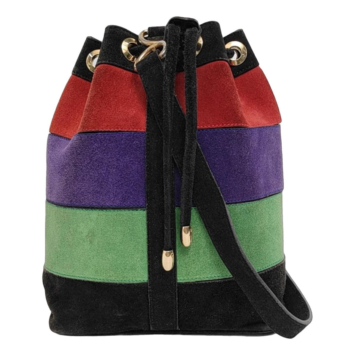 Gusset velvet crossbody bag
