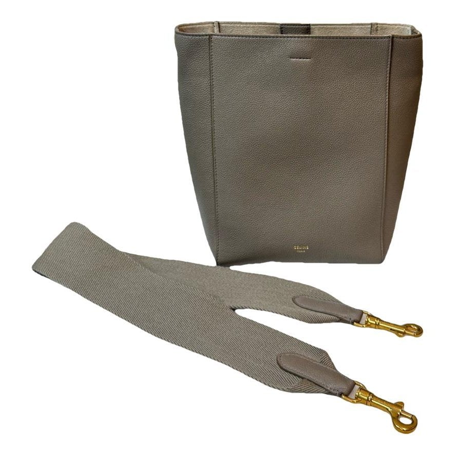 Seau Sangle leather handbag