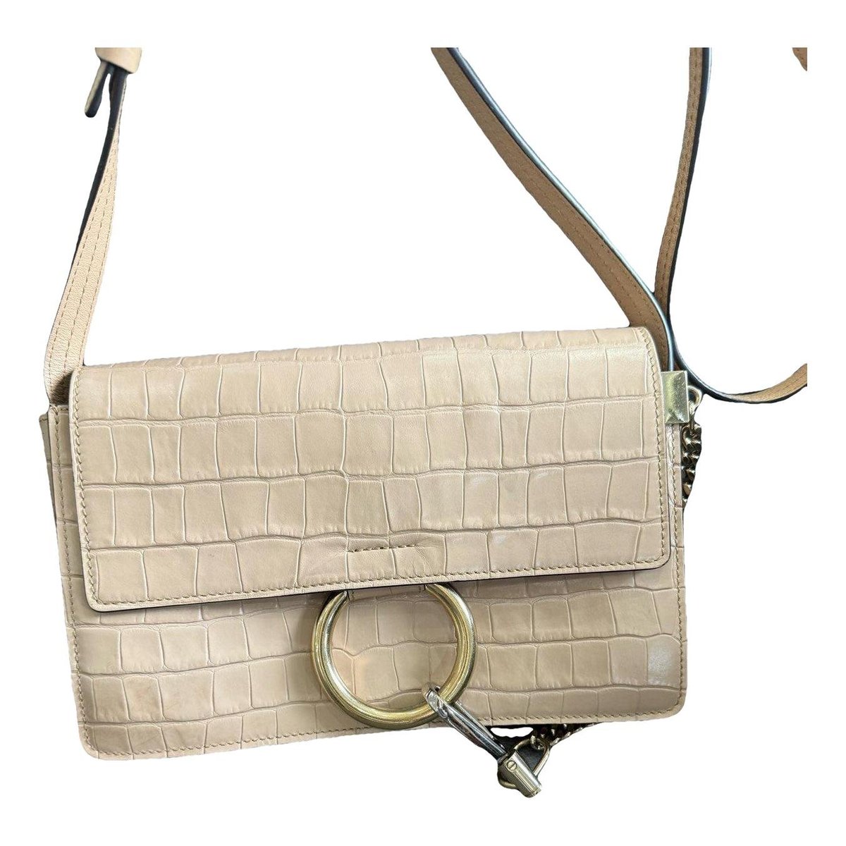 Faye leather crossbody bag