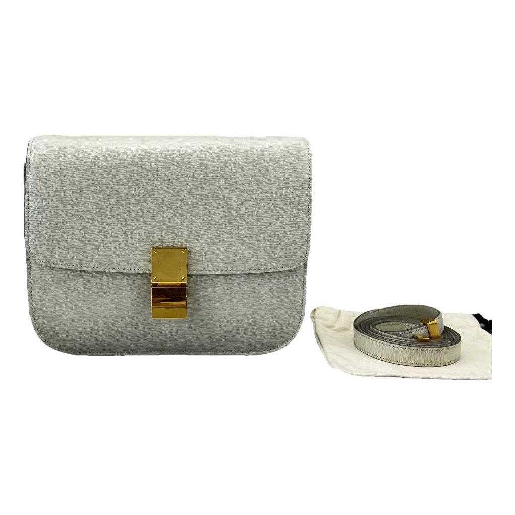 Classic leather crossbody bag