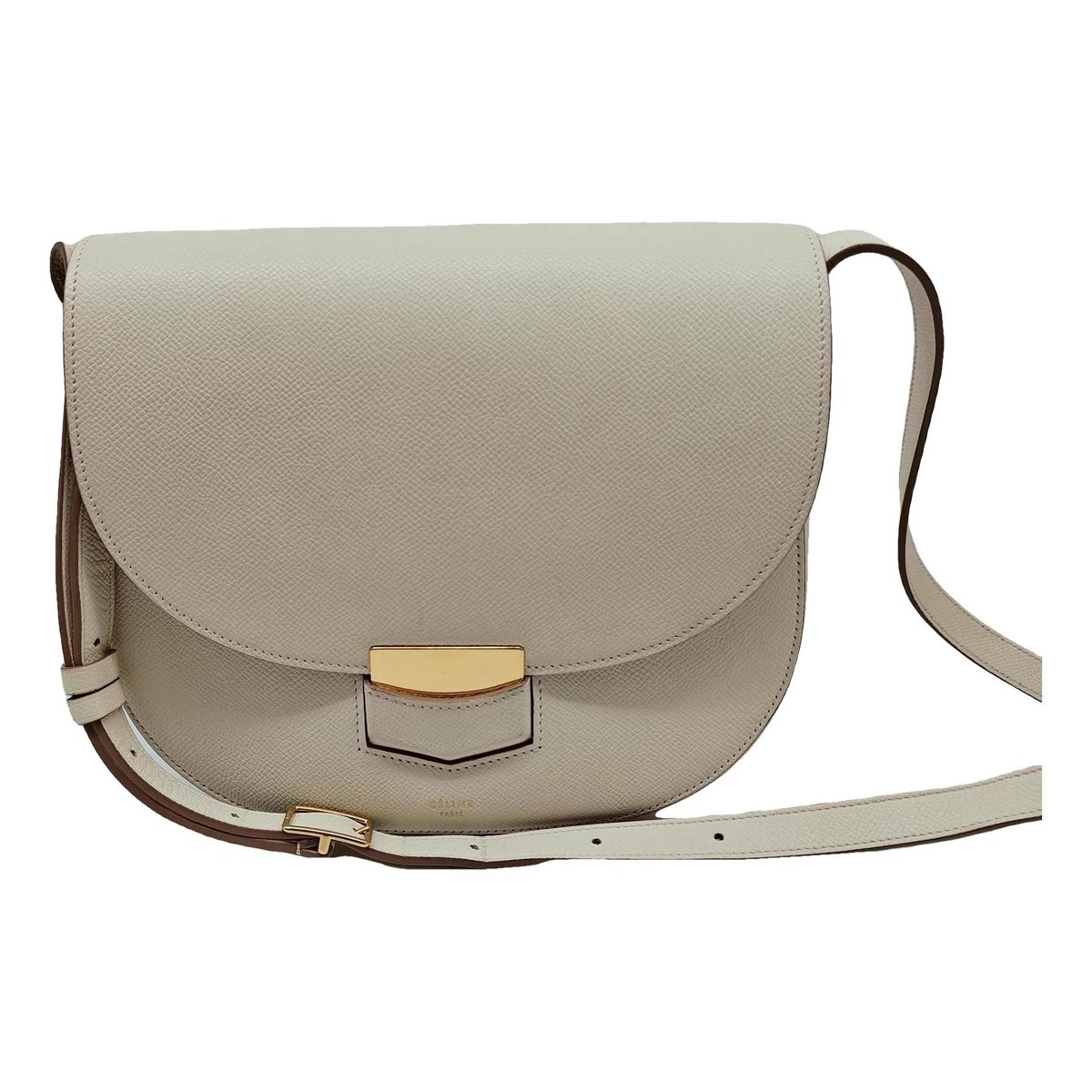 Trotteur leather crossbody bag