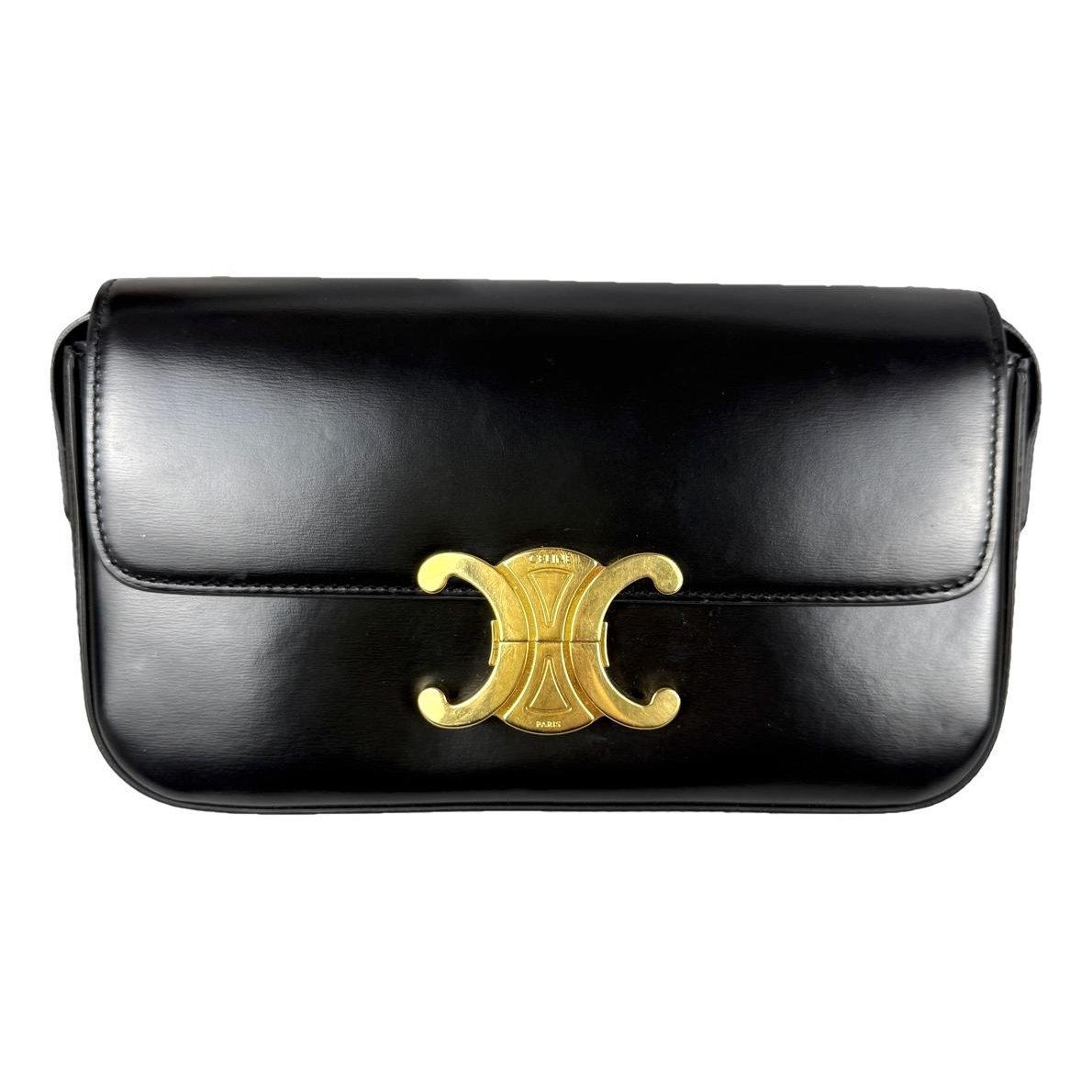 Triomphe Long leather handbag