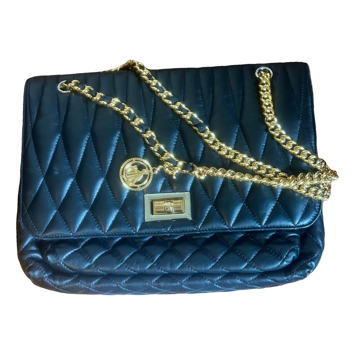 Happy leather crossbody bag
