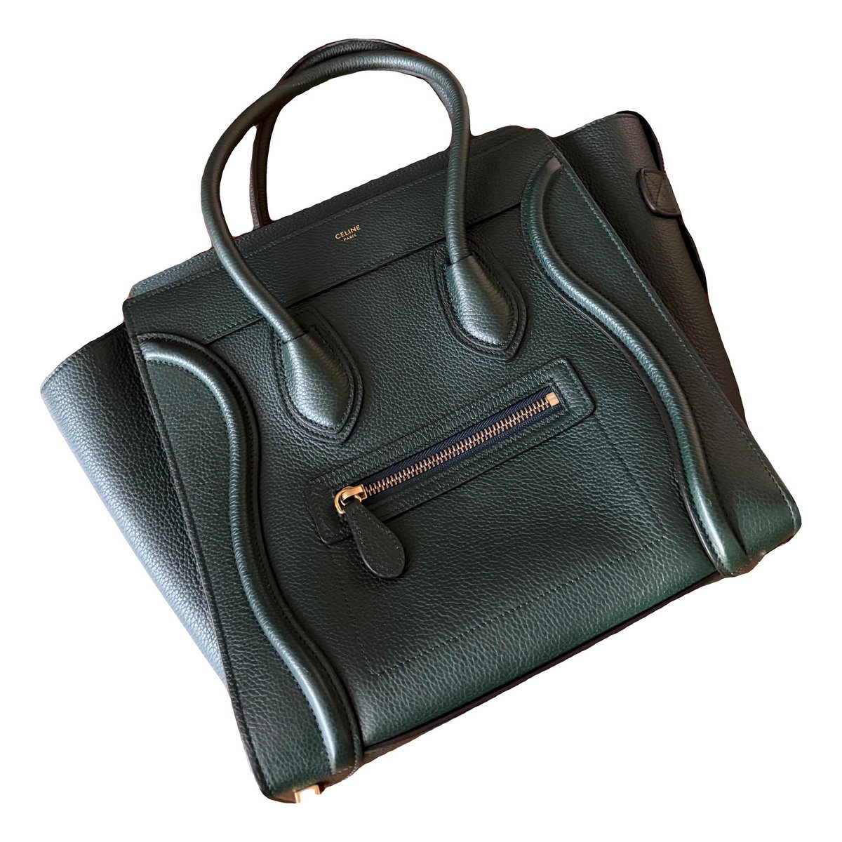 Luggage leather handbag