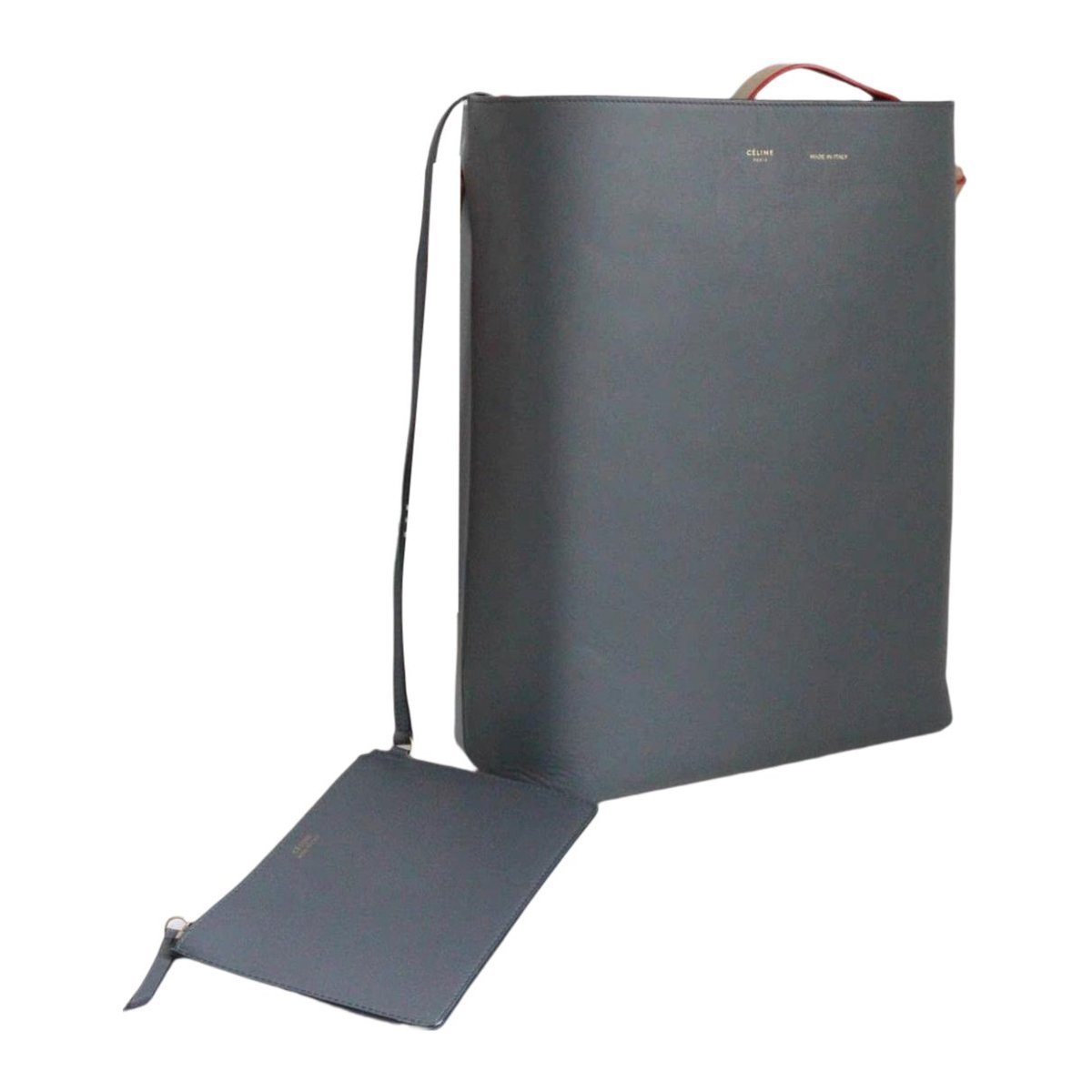 Twisted leather tote