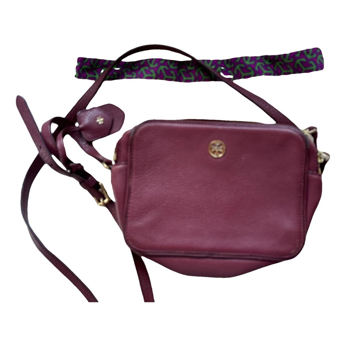 Leather crossbody bag