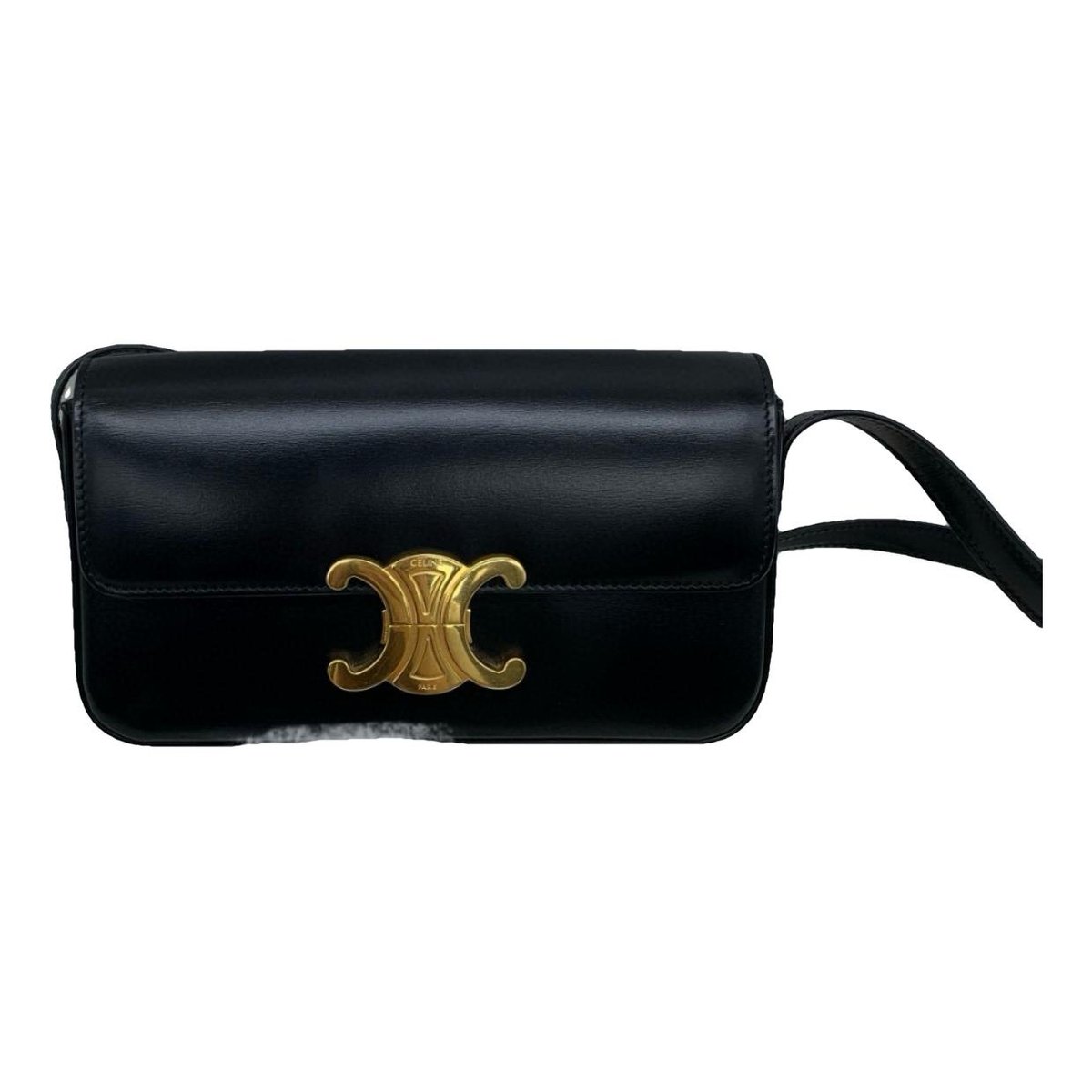 Triomphe Long leather handbag