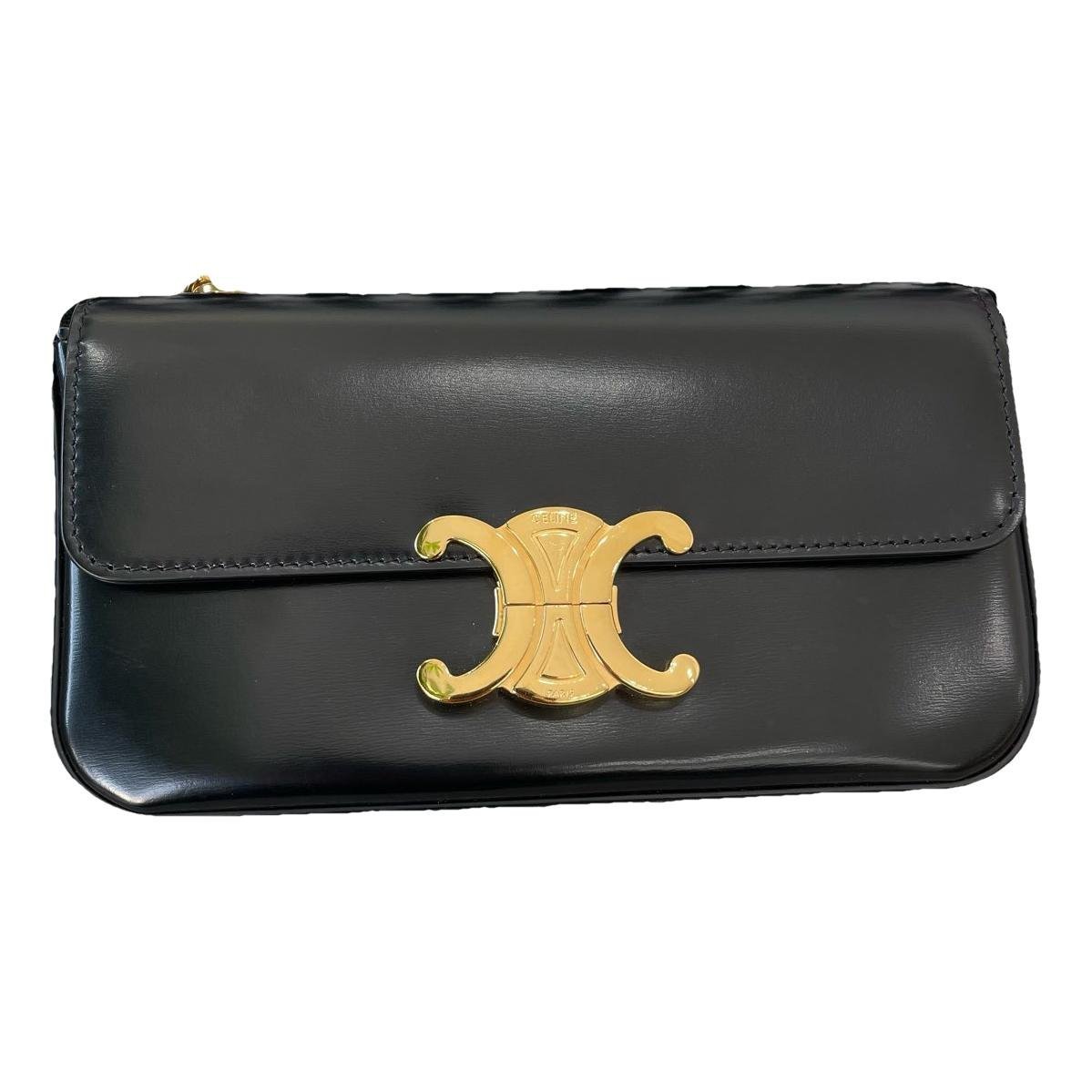Triomphe leather handbag