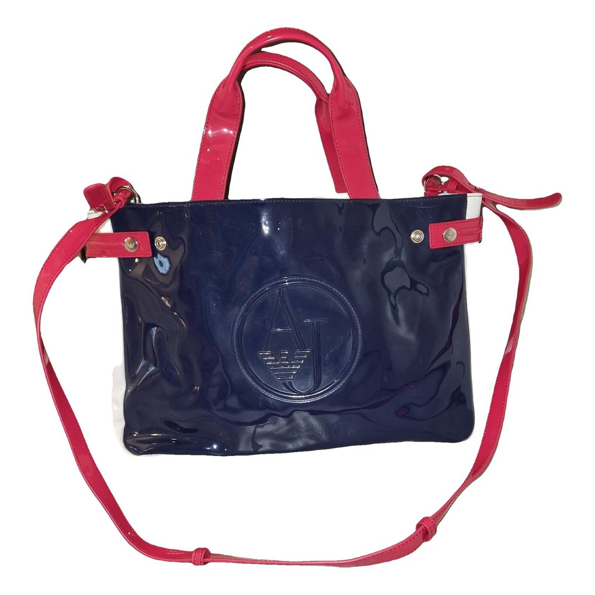 Patent leather tote