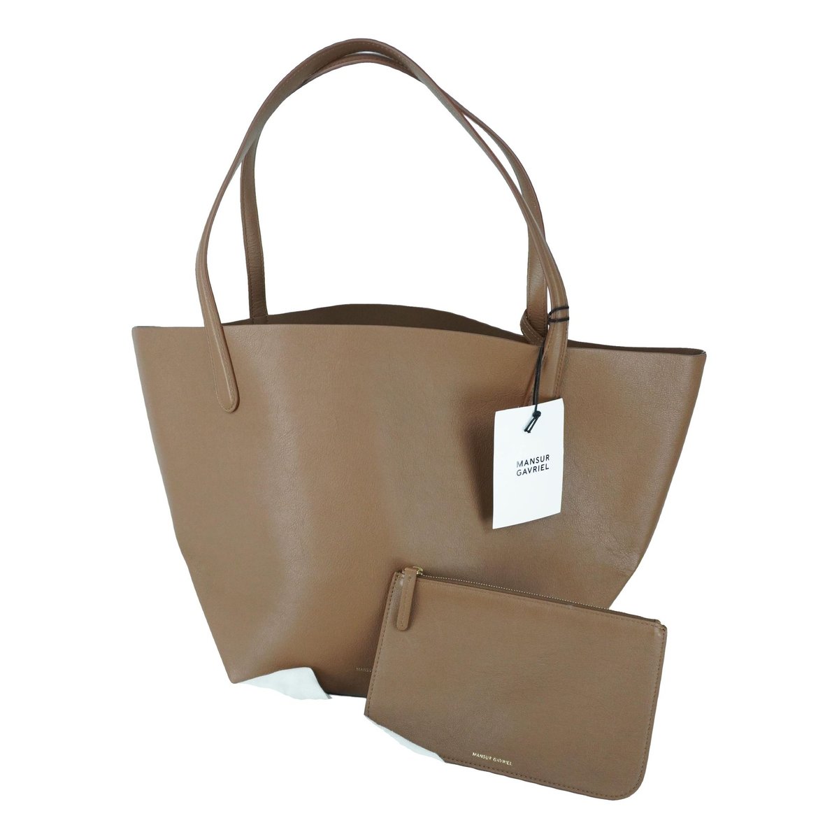 Tulipano leather tote