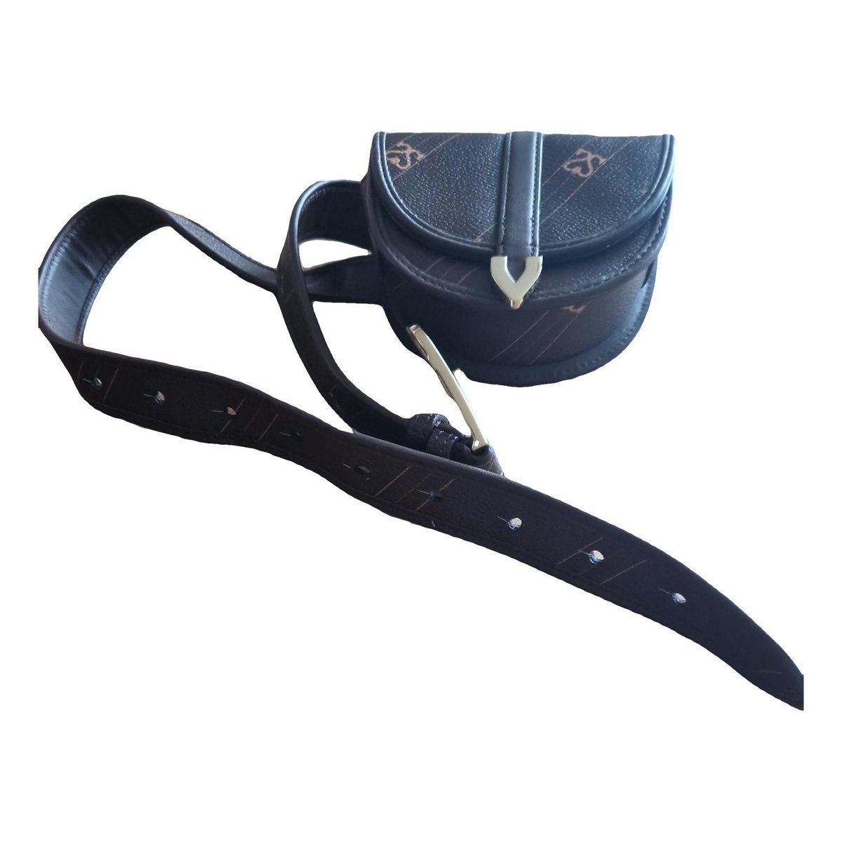 Leather clutch bag
