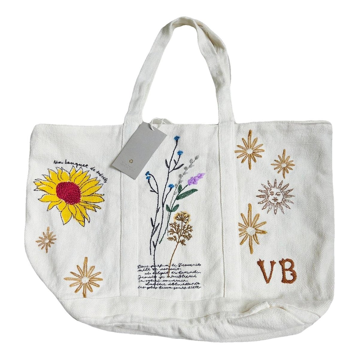 Cabas linen tote