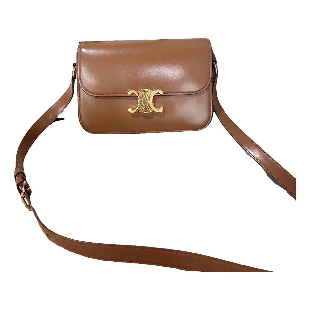 Triomphe leather handbag