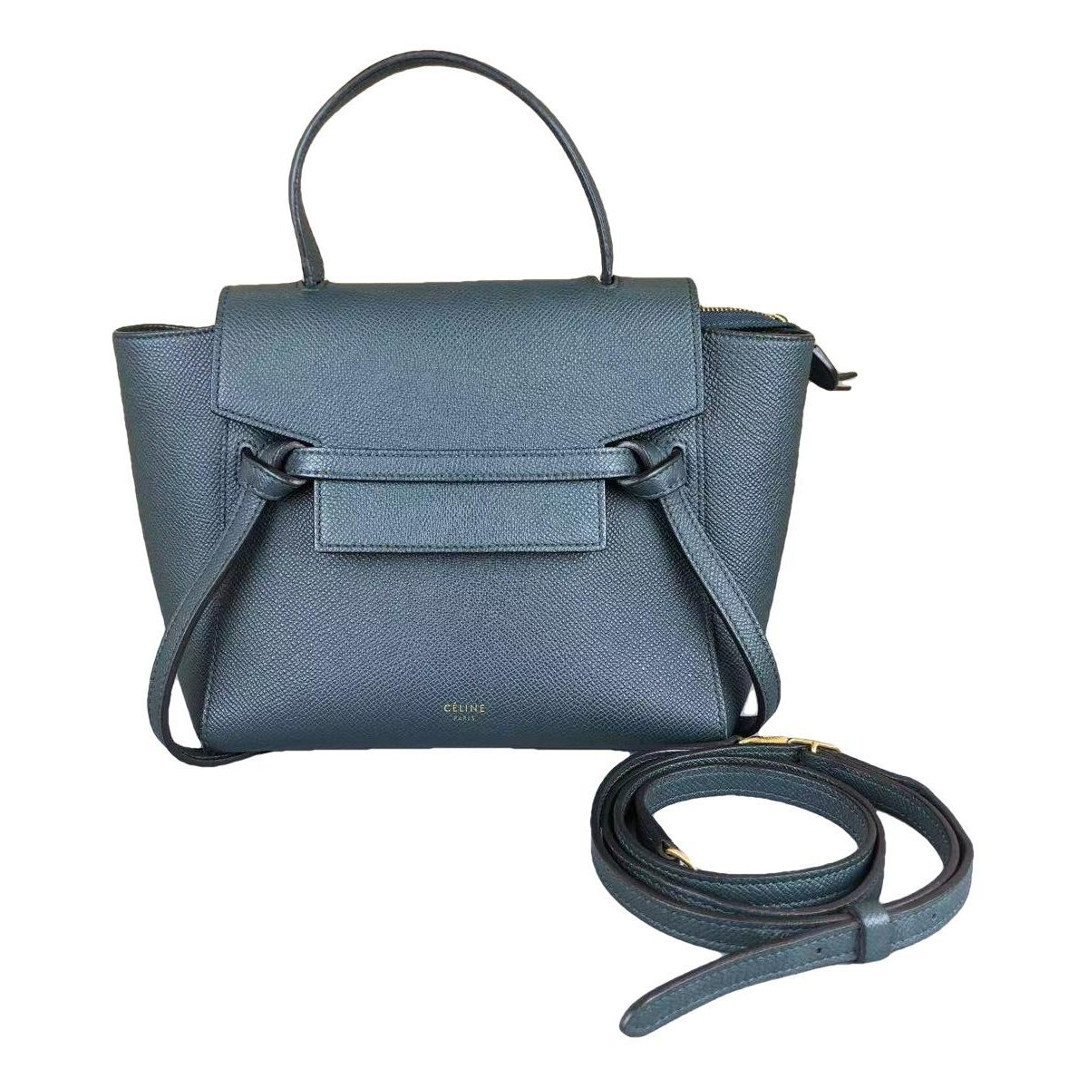 Belt leather handbag