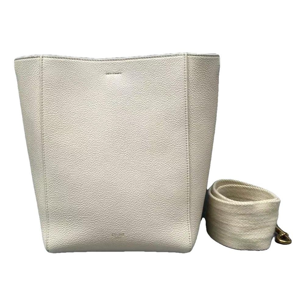 Seau Sangle leather handbag