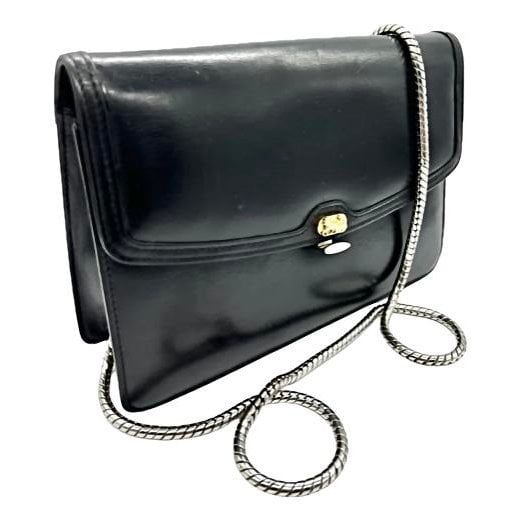 Triomphe Maillon Chain leather handbag