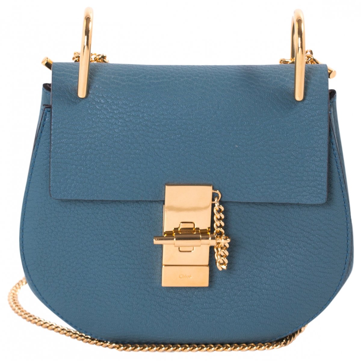 Drew leather handbag