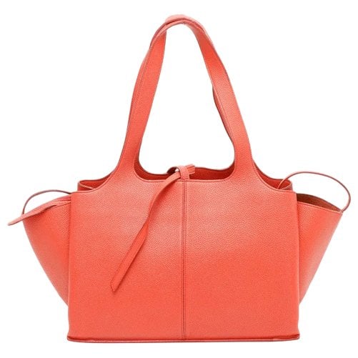 Tri-Fold leather handbag