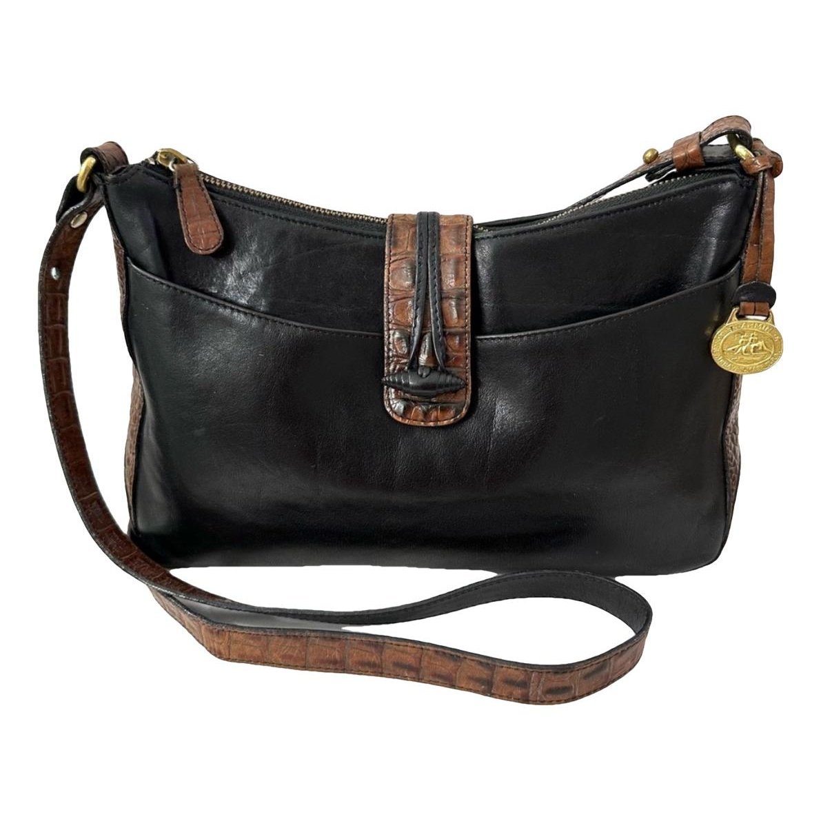 Leather crossbody bag