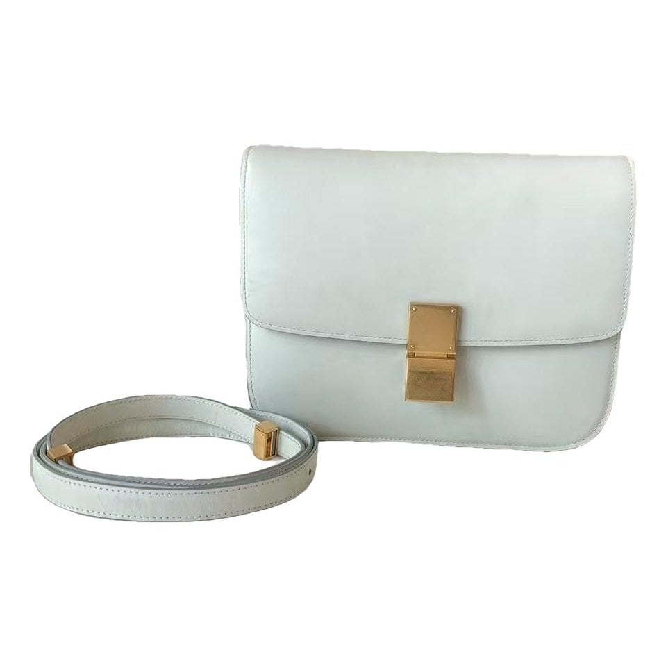 Classic leather crossbody bag