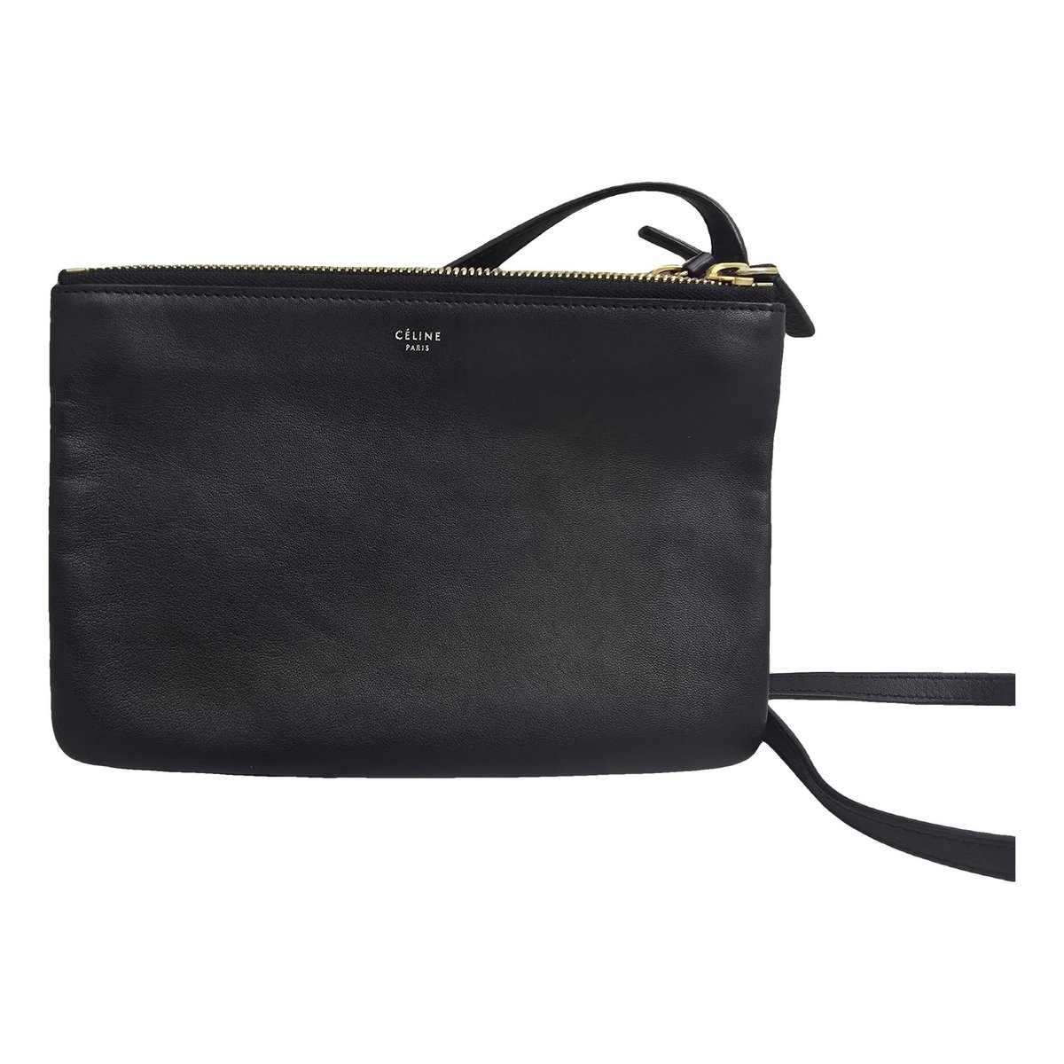 Trio leather crossbody bag