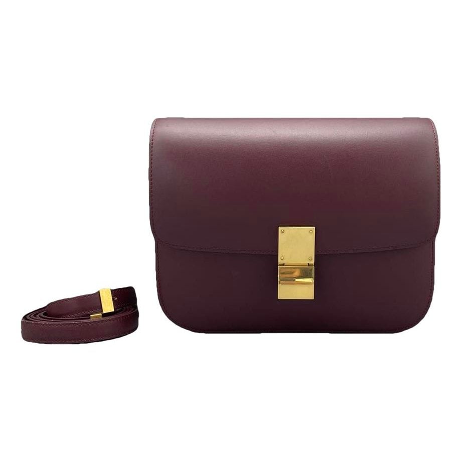 Classic leather crossbody bag