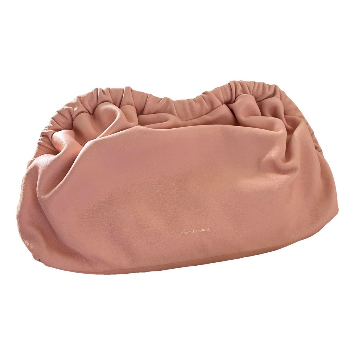 Cloud leather clutch bag