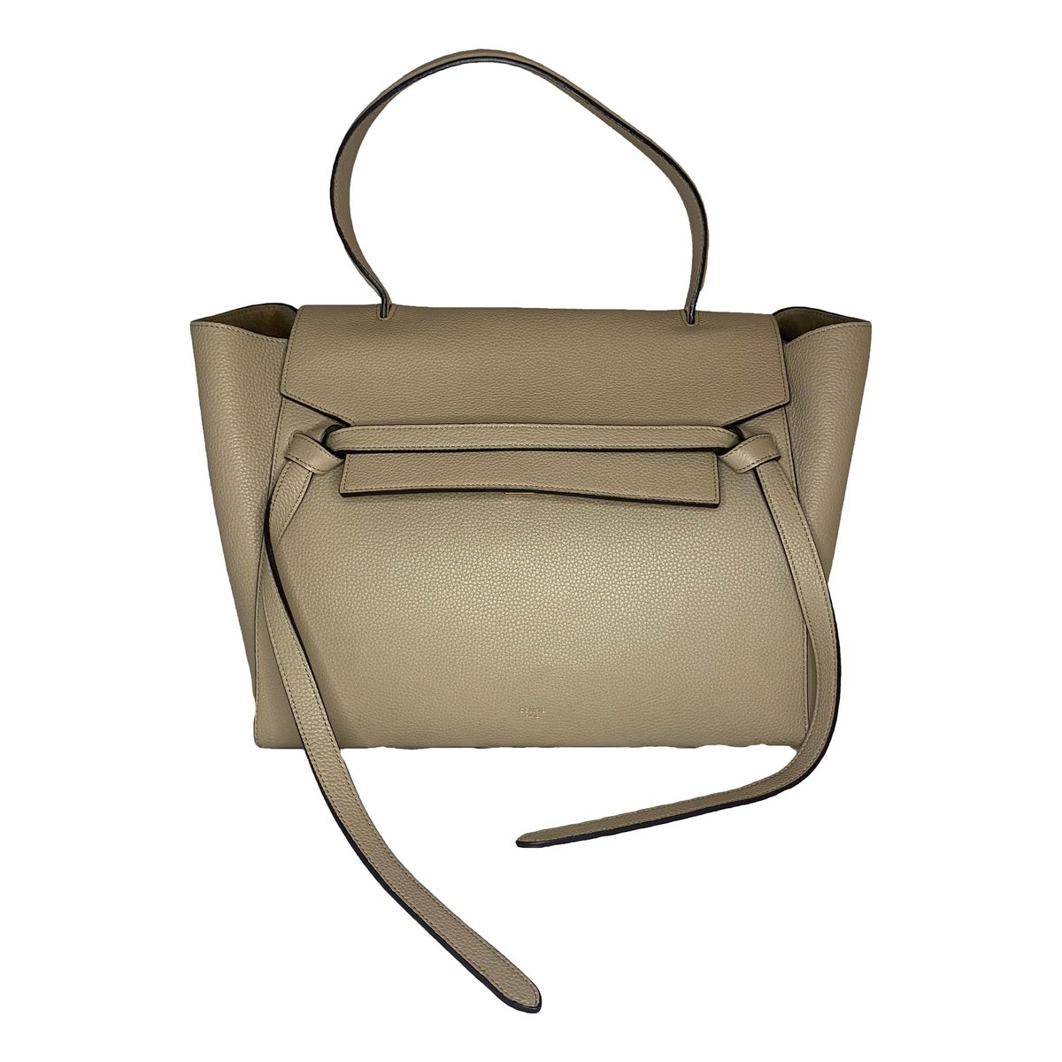 Belt leather handbag
