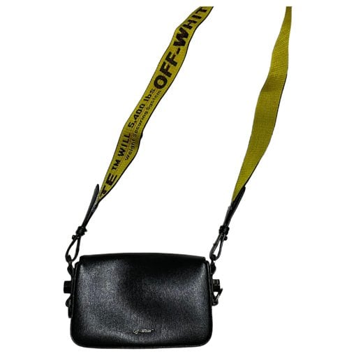 Binder leather crossbody bag