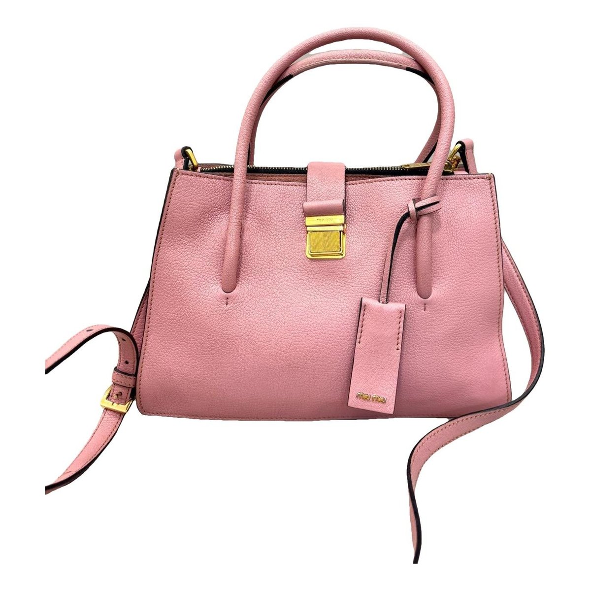 Madras leather crossbody bag