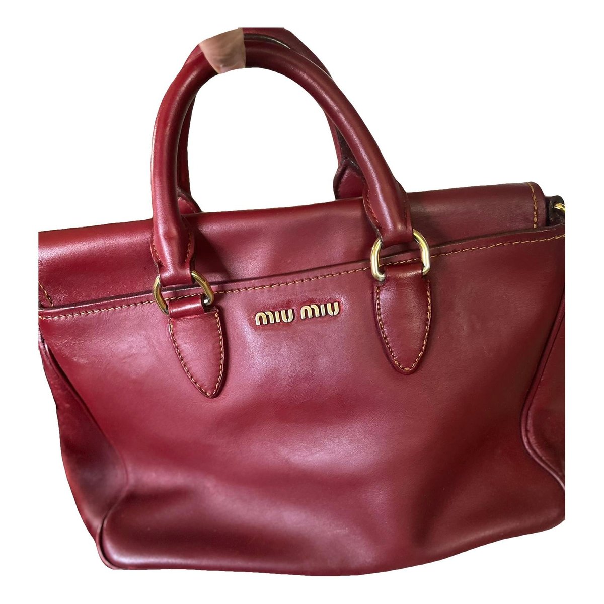 Beau leather handbag