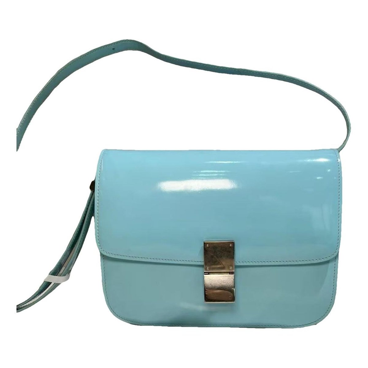 Classic patent leather handbag