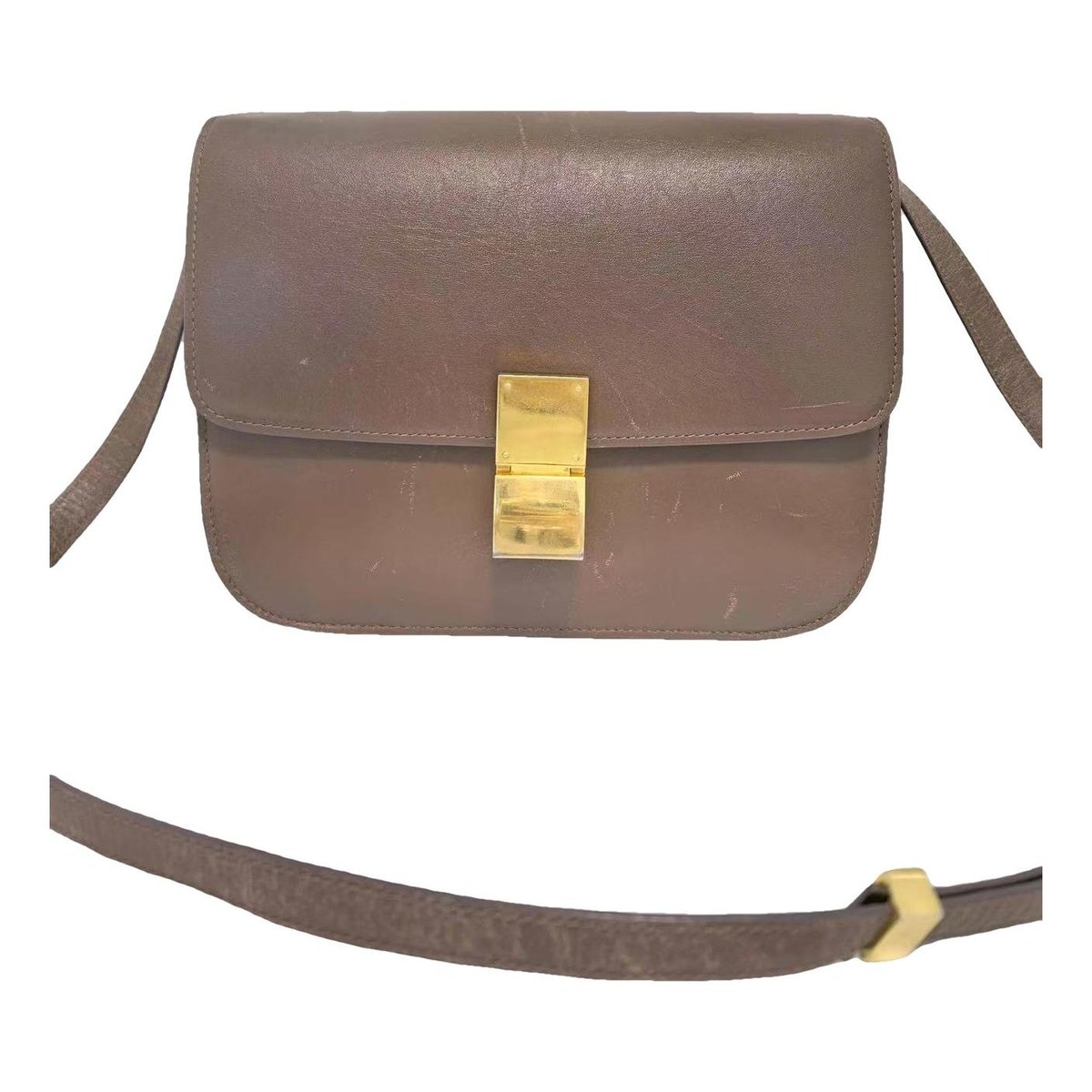 Classic leather handbag